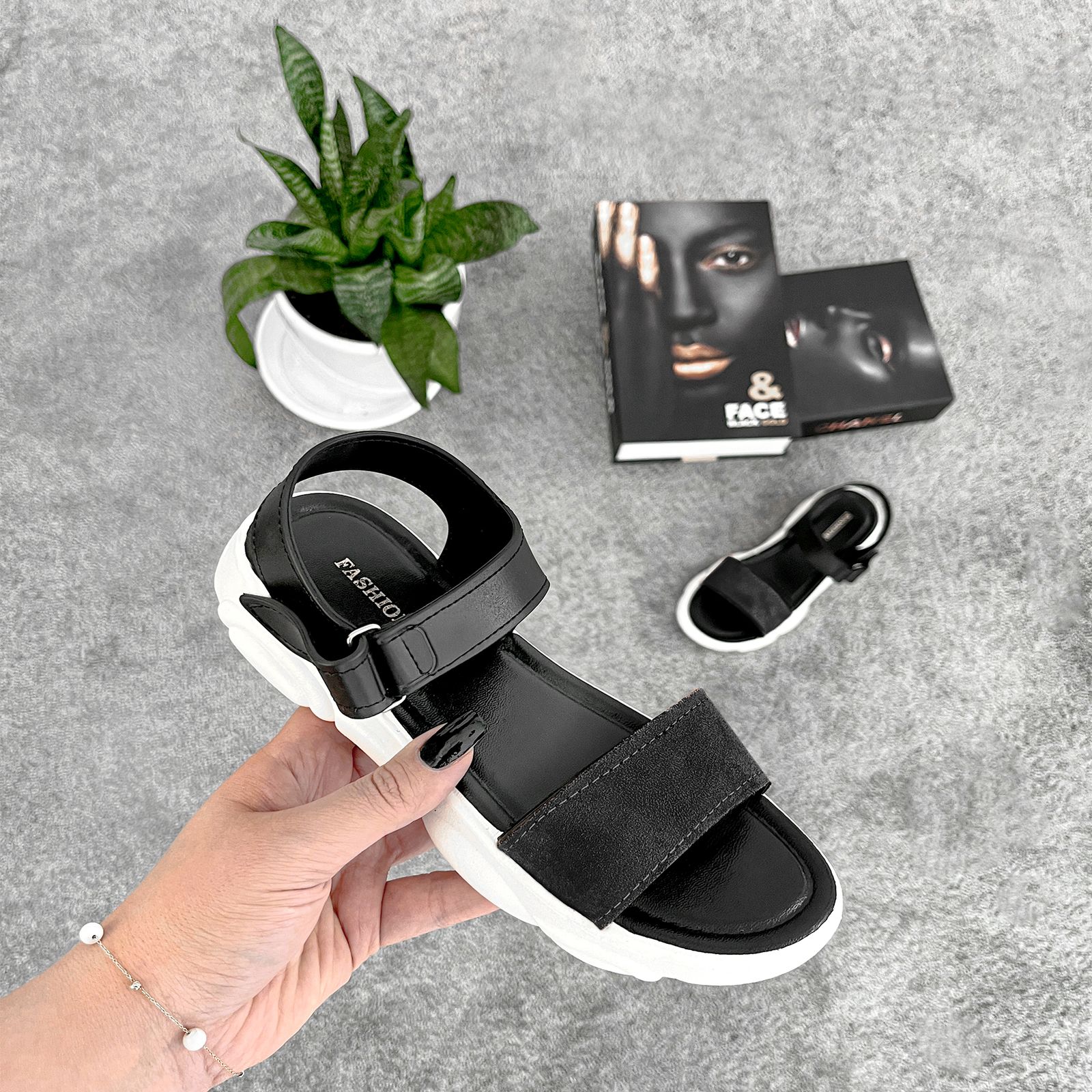 صندل زنانه پاپا مدل ملودی سوئیت کد 1436-BK -  - 12