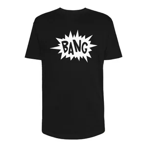 تی شرت لانگ آستین کوتاه زنانه مدل BANG کد Sh070 رنگ مشکی