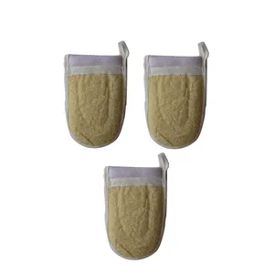 لیف حمام کاسپین لوفا مدل hand3 بسته 3 عددی