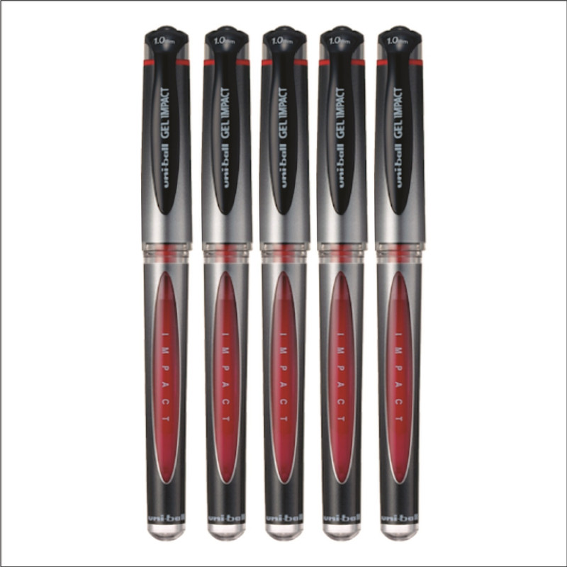 روان نویس یونی بال مدل IMPACT کد 153-S بسته 5 عددی