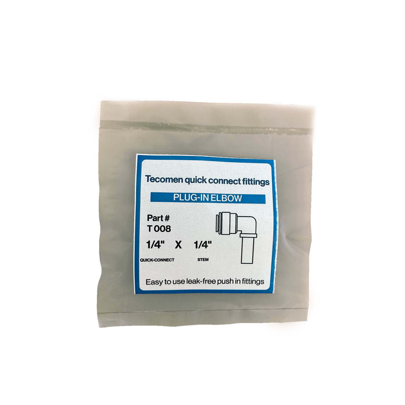 اتصال زانو میخی دستگاه تصفیه آب تکومن مدل 1/4 به 1/4 مجموعه 3 عددی اتصال زانو میخی دستگاه تصفیه آب تکومن مدل 1/4 به 1/4 مجموعه 3 عددی