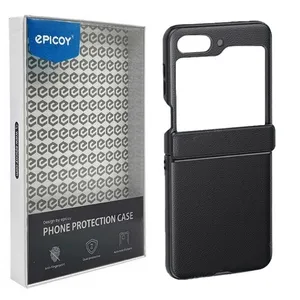  Epicoy Xundd Leather Series Cover For Samsung Galaxy Z Flip 7 FE / Z Flip 6
