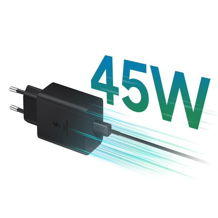 شارژر دیواری 45 وات سامسونگ مدل EP-T4510 به همراه کابل تبدیل USB-C
