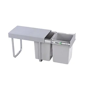 سطل زباله کابینتی مدل 2مخزن litr24