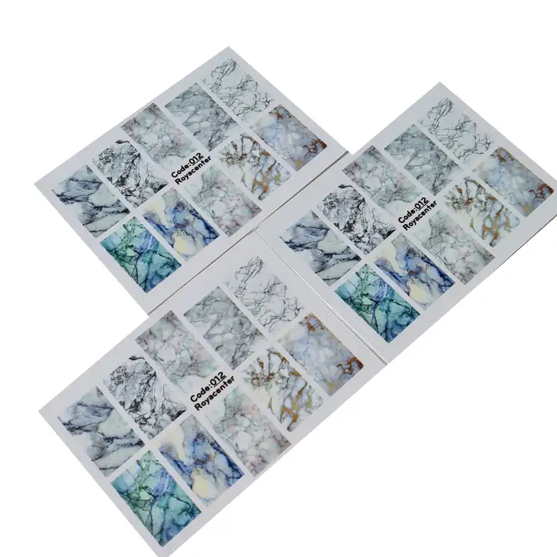 برچسب لنز ناخن رویاسنتر مدل E012 مجموعه 3 عددی