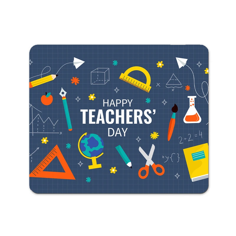 ماوس پد پاد آفرین مدل روز معلم بازگشت به مدرسه دانش آموز کلاس درس کد P507 سایز 19*24 سانتی متر
