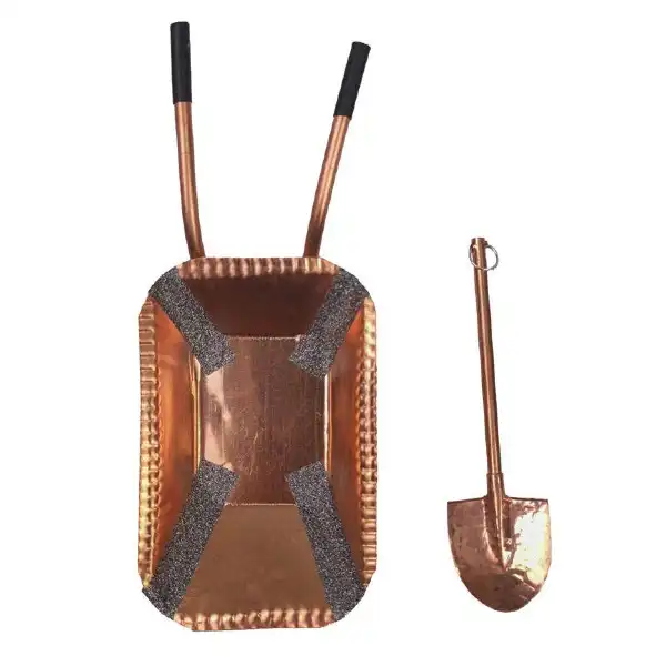 دکوری مسی مدل فرغون با بیل کد ZH209 مجموعه 2 عددی