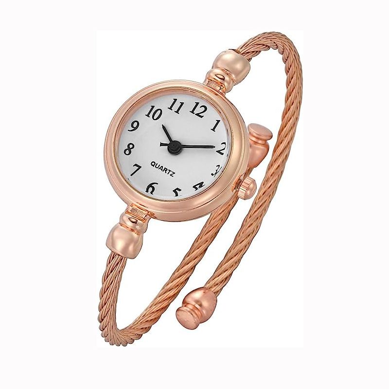ساعت مچی عقربه ای زنانه مدل ظریف کد roz-add1 -  - 9