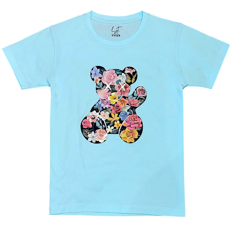 تی‌شرت آستین کوتاه دخترانه لینتل مدل پاندا