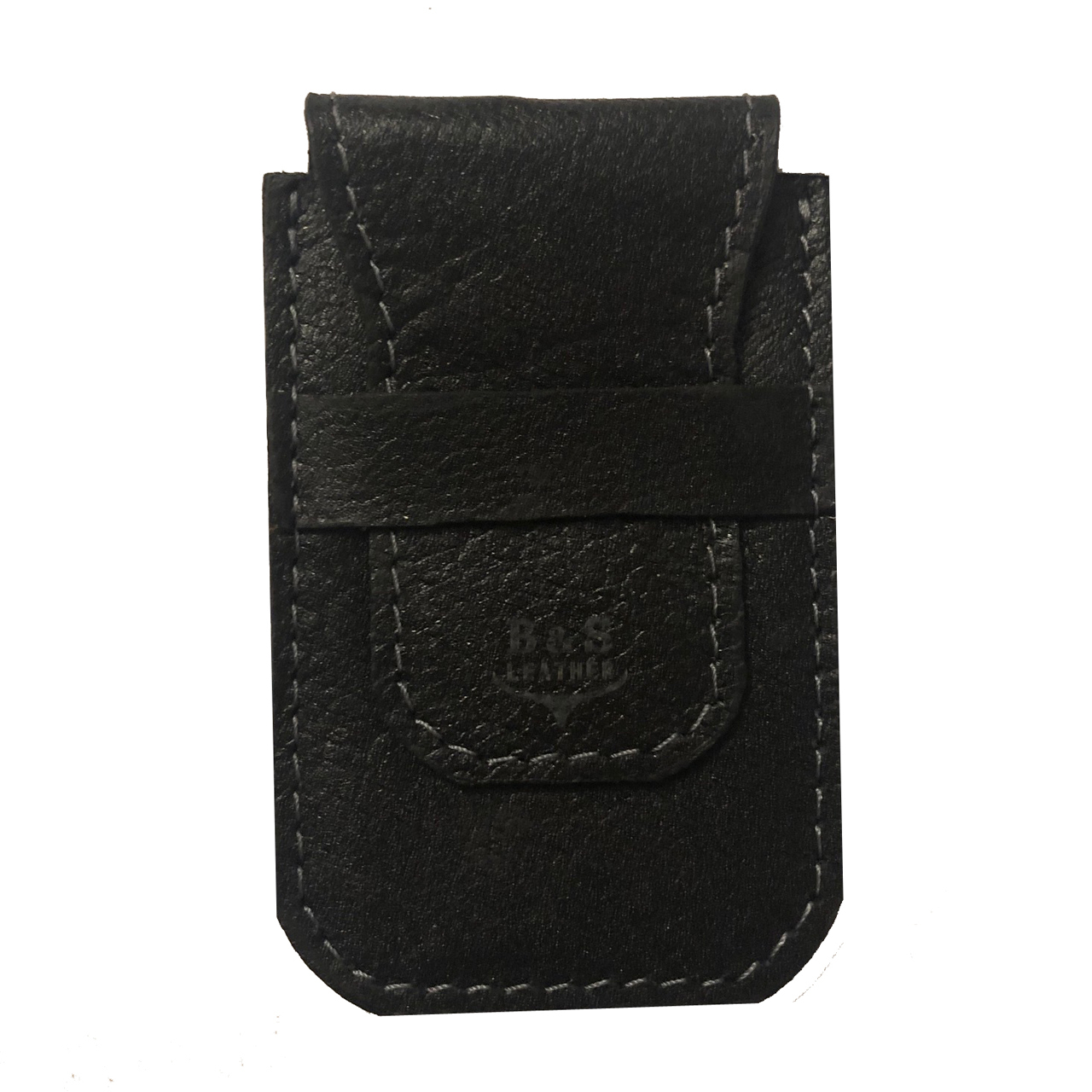 جاکارتی چرم طبیعی – دست دوز مدل M10 رنگ مشکی  B&S Leather