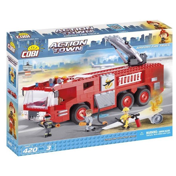لگو کوبی Action Town - Airport Fire Truck - لگو کوبی Action Town - Airport Fire Truck -