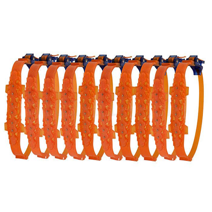  زنجیر چرخ کمربندی نانوسایبر 10 عددی نارنجی سایز رینگ 13-16