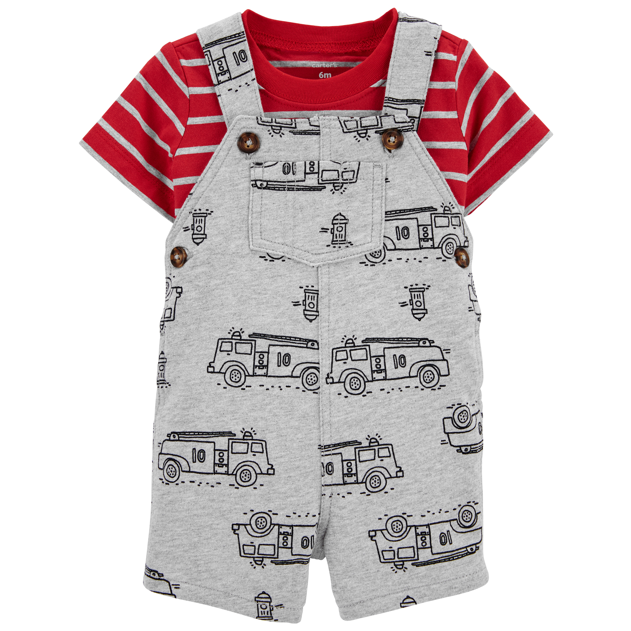 ست تی شرت و سرهمی نوزادی کارترز مدل 1443