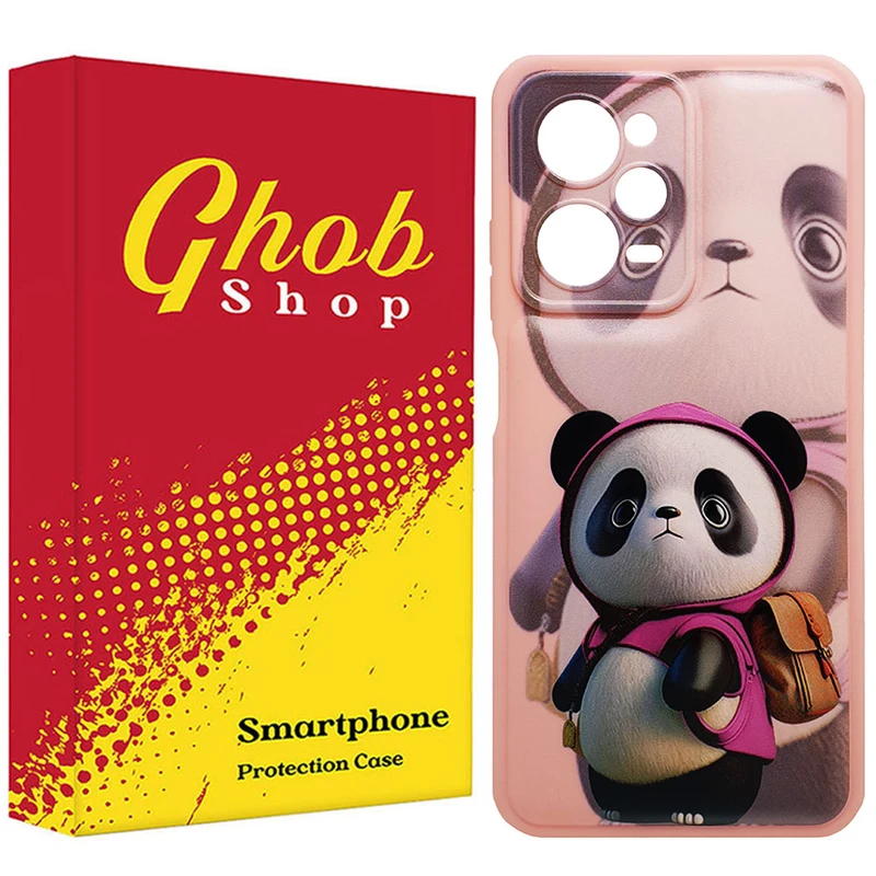 کاور قاب شاپ مدل دخترانه طرح پاندا مناسب برای گوشی موبایل شیائومی Poco X5 Pro 5G / Redmi Note 12 Pro 5G / Redmi Note 12 Pro Plus 5G