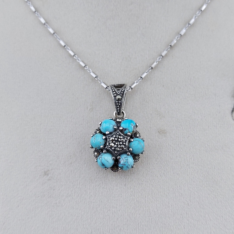 نیم ست نقره زنانه مدل 073