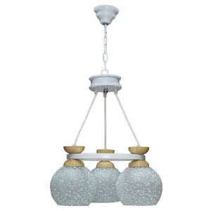 لوستر چشمه نور سه شعله کد G685.3-WT