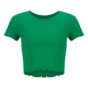 تی شرت آستین کوتاه زنانه سرژه مدل 203373 رنگ سبز