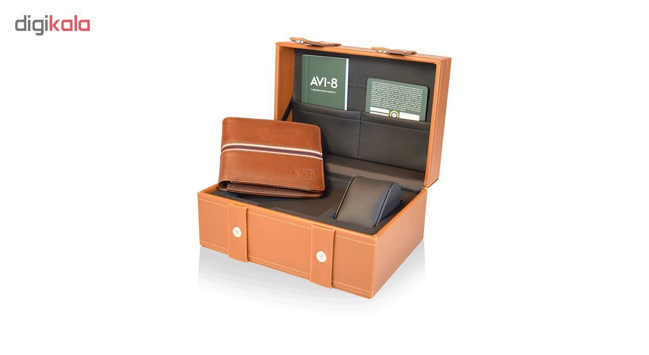 ساعت مچی عقربه ای مردانه ای وی-8 مدل AV-4050-01 -  - 7