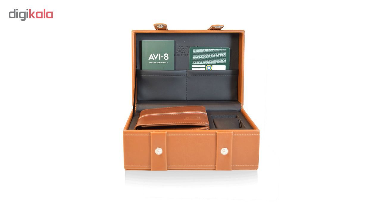 ساعت مچی عقربه ای مردانه ای وی-8 مدل AV-4050-01 -  - 8
