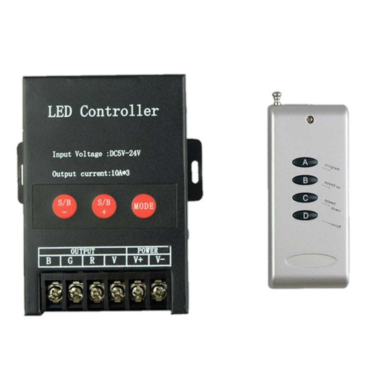 ریموت کنترل مدل 30A-RGB