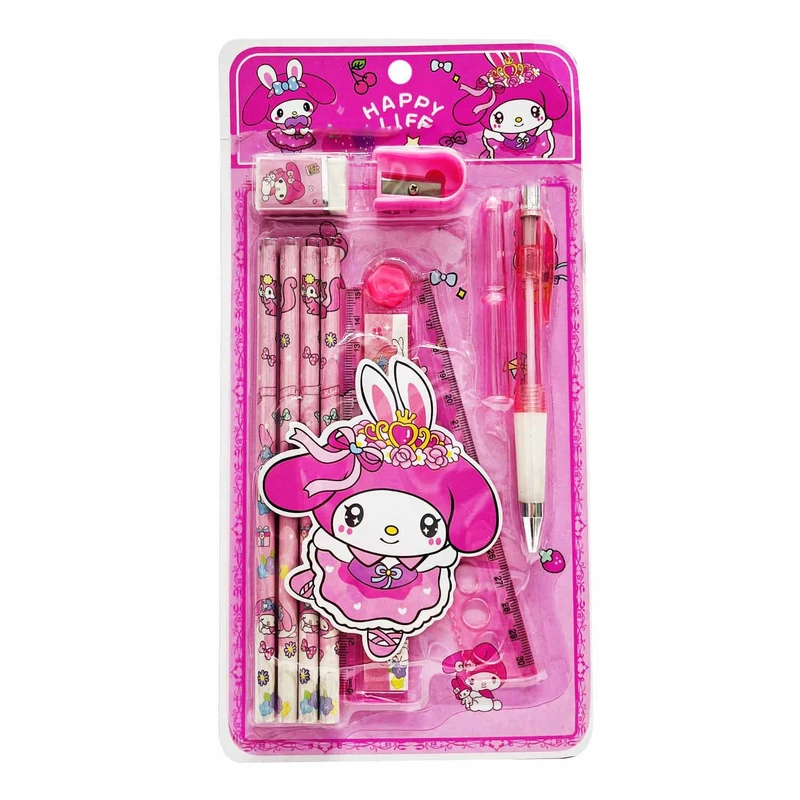 بسته لوازم تحریر مدل ملودی بسته 10 عددی