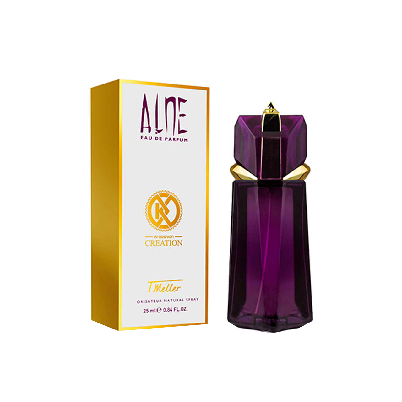 عطر جیبی زنانه کریشن مدل  alne حجم 25 میلی لیتر
