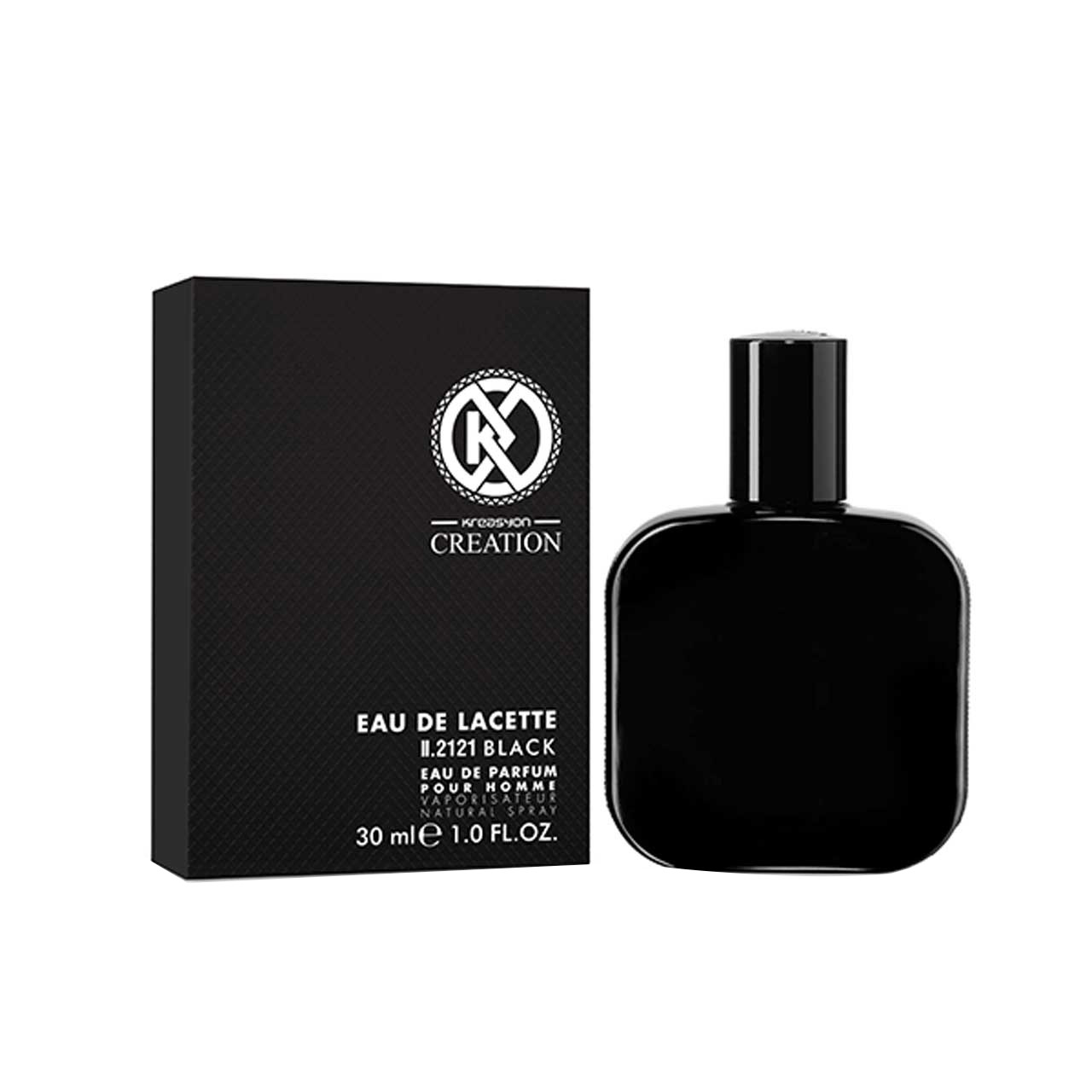 عطر جیبی مردانه کریشن مدل lacette black حجم 30 میلی لیتر