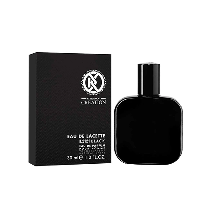 عطر جیبی مردانه کریشن مدل lacette black حجم 30 میلی لیتر