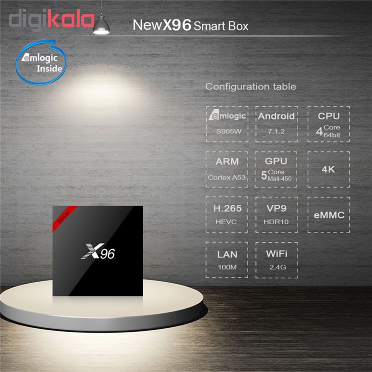 اندروید باکس مدل X96 S905W