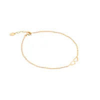 دستبند طلا 18 زنانه الی گالری مدل دو بال