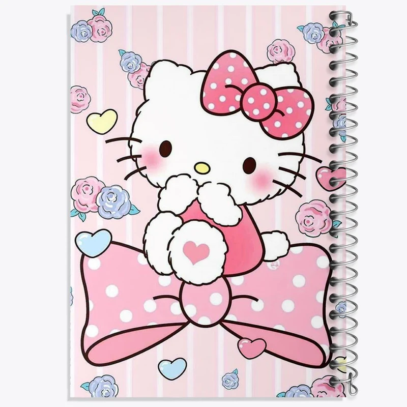 دفتر مشق 50 برگ خندالو مدل هلو کیتی کد 24728