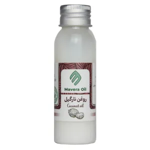 روغن نارگیل ماورا مدل پرس سرد حجم 60 میلی لیتر