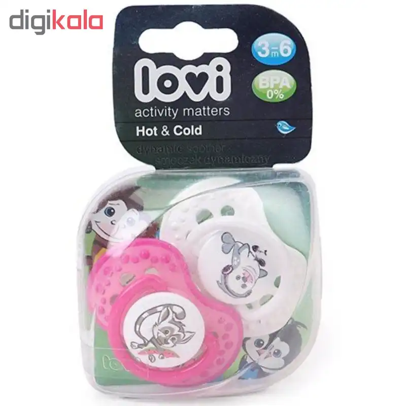 پستانک لاوی مدل cold gril2 مجموعه دوعددی