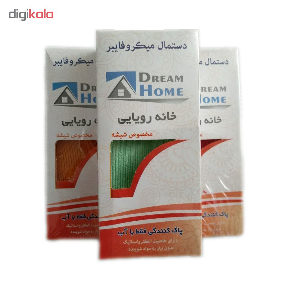 دستمال میکروفایبر شیشه خانه رویایی مدل M500