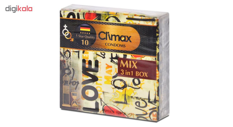 کاندوم کلایمکس مدل Mix 10 بسته 3 عددی کاندوم کلایمکس مدل Mix 10 بسته 3 عددی