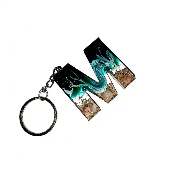 جاکلیدی رزینی طرح دریا مدل حرف M