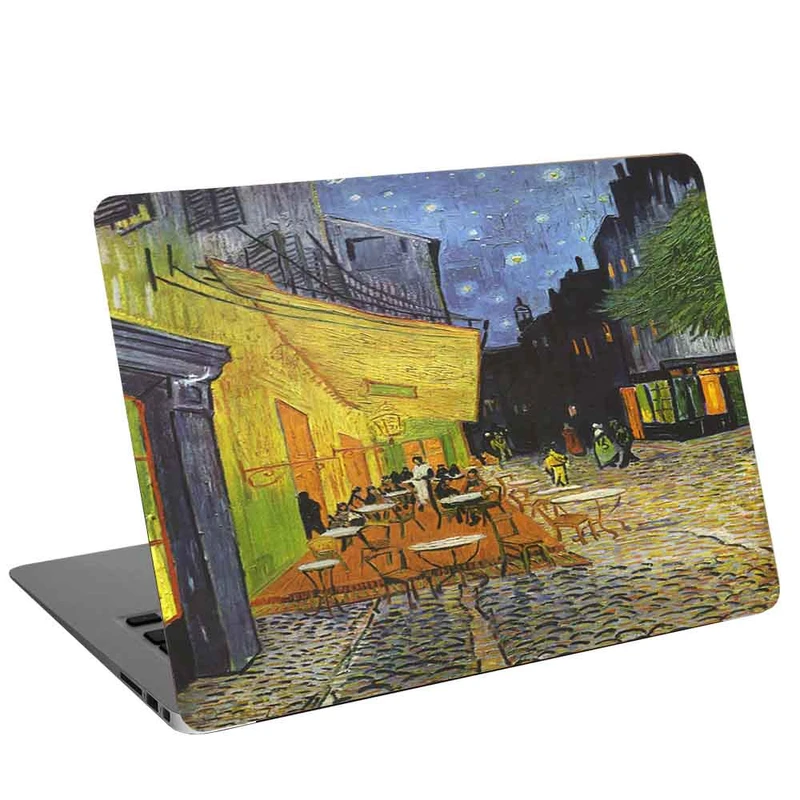 استیکر لپ تاپ طرح Terrace of a Café at Night 1888کد cl-485مناسب برای لپ تاپ 15.6 اینچ