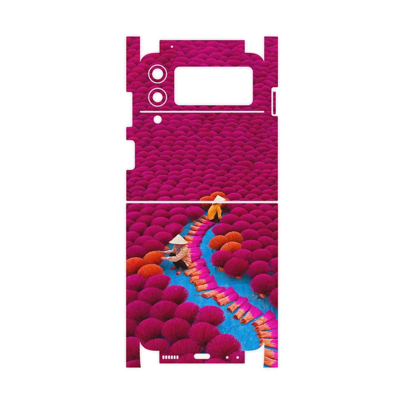 برچسب پوششی ماهوت مدل Vietnam Incense Wood Farms-FullSkin مناسب برای گوشی موبایل سامسونگ Galaxy Z Flip3 5G