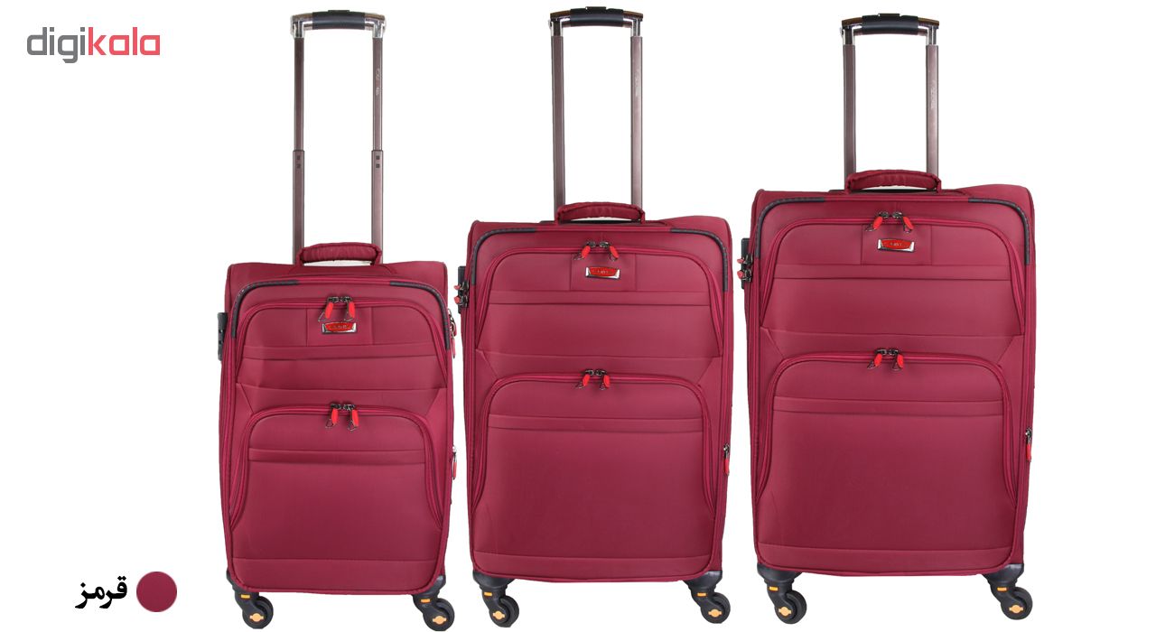 مجموعه سه عددی چمدان کادنزا مدل 1-4-1001