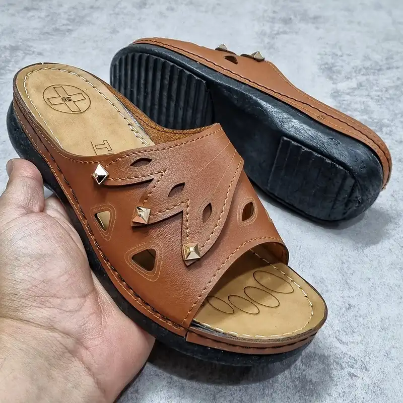 دمپایی زنانه مدل barg asl طبی