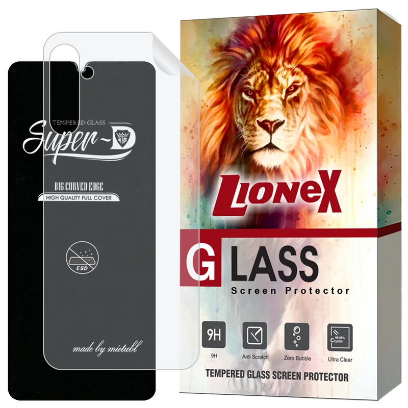 محافظ صفحه نمایش لایونکس مدل SUNL مناسب برای گوشی موبایل سامسونگ Galaxy A34 5G به همراه محافظ پشت گوشی