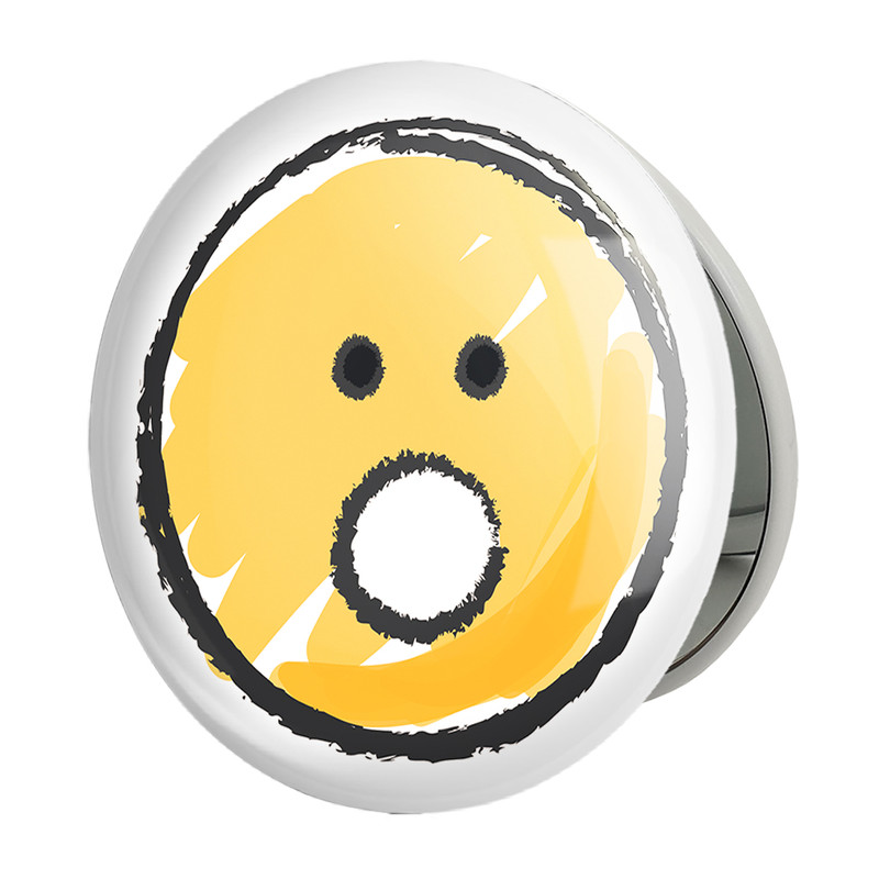 آینه جیبی خندالو طرح ایموجی Emoji مدل تاشو کد 5375 