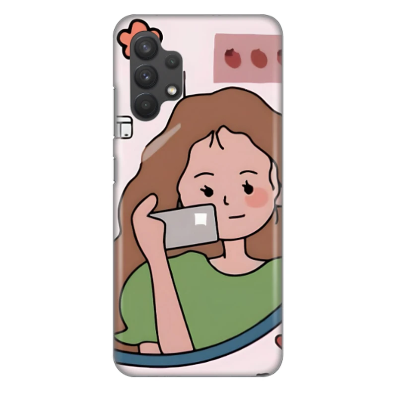 کاور طرح دخترانه کد DIMO-005 مناسب برای گوشی موبایل سامسونگ galaxy A32 4g