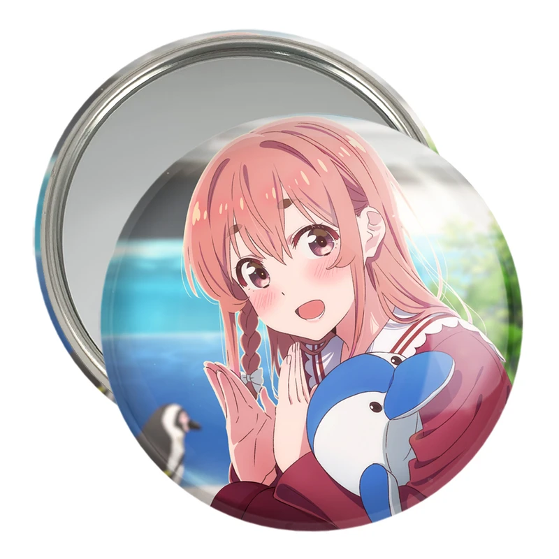 آینه جیبی خندالو مدل ساکوراساوا انیمه کانوجواوکاری  کد 18252