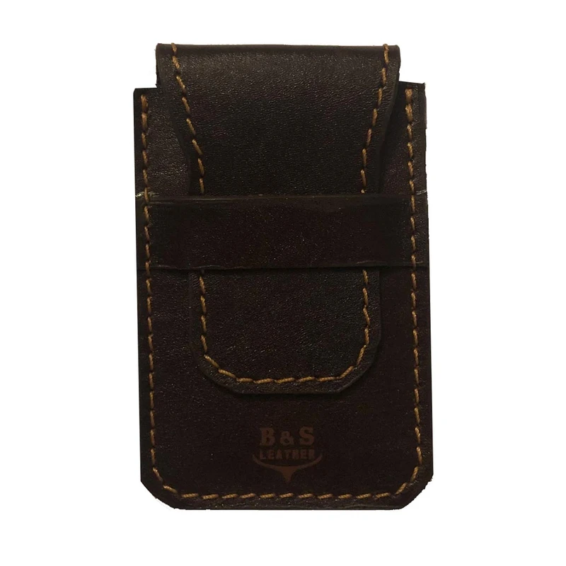 جاکارتی چرم طبیعی – دست دوز مدل G10 رنگ قهوه ای B&S Leather