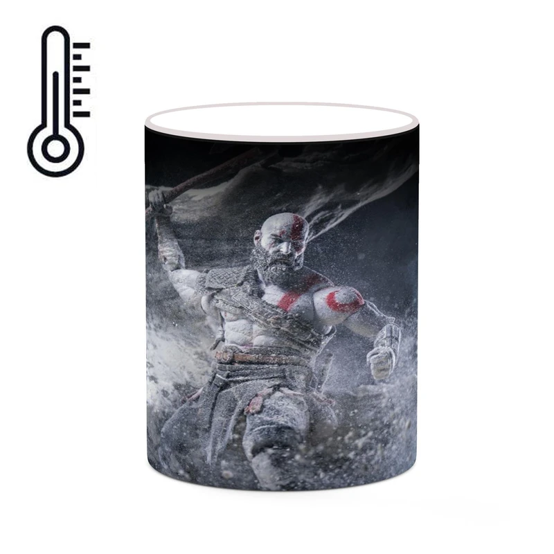 ماگ حرارتی کاکتی طرح گاد آف وار God Of War مدل mgh40939