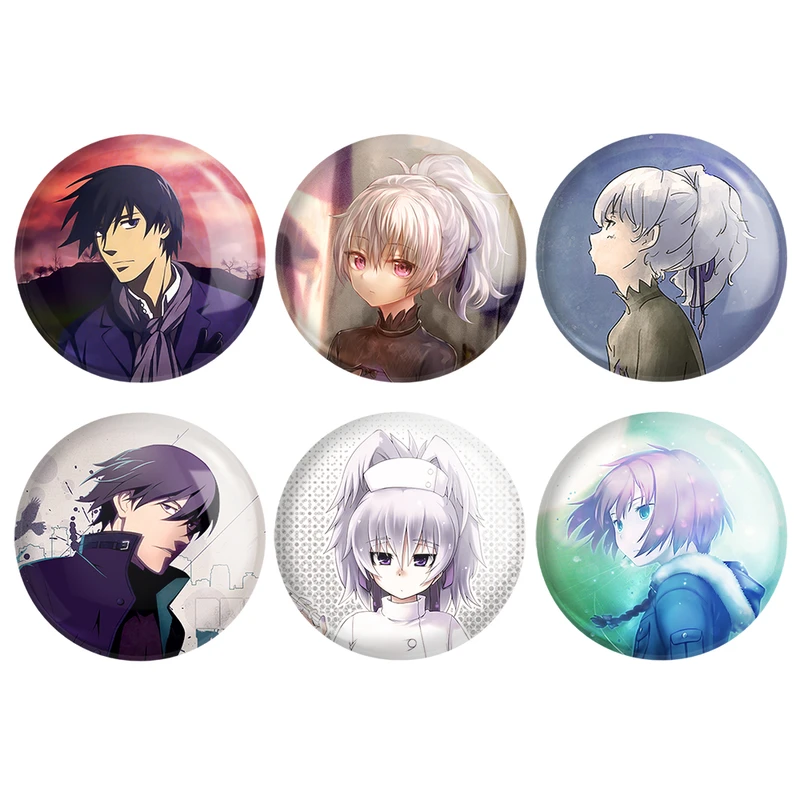 مگنت خندالو طرح انیمه تاریک تر از سیاهی Darker than black کد 1381A مجموعه 6 عددی