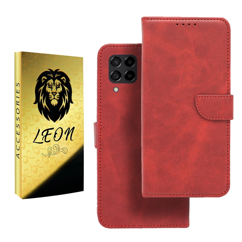 کیف کلاسوری لئون مدل Khoshi Yo مناسب برای گوشی موبایل سامسونگ Galaxy M53