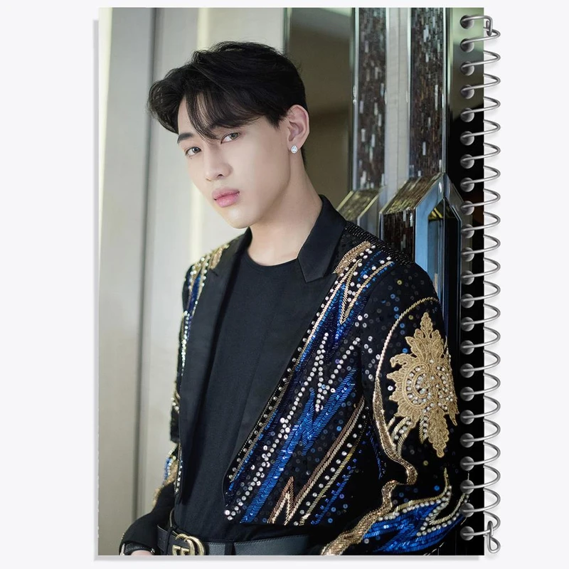 دفتر مشق 50 برگ خندالو مدل بم بم گروه گات سون GOT7  کد 11633