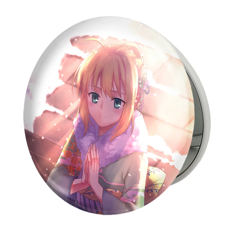 آینه جیبی خندالو طرح التر انیمه فیت استی نایت Fate Stay Night مدل تاشو کد 22799 